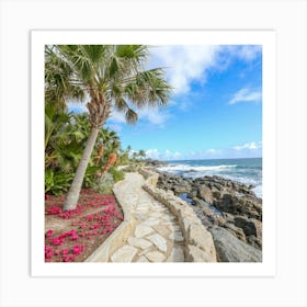 California Beach Art Print