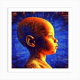 Child'S Head Art Print