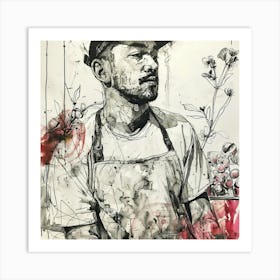 'Farmer' Art Print