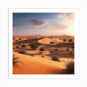 Desert Landscape 113 Art Print