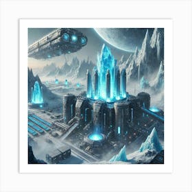 Glacial Cataclysm Deployment Art Print