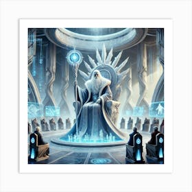 Elder Glacius Wisdom Art Print