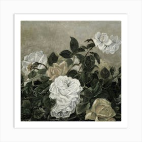 Roses In A Vase 7 Art Print