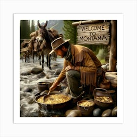 Welcome To Montana Art Print