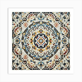 Mosaic Tile Art Print