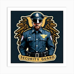 Security Guard Art Print