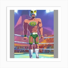 Lucha Libre Art Print