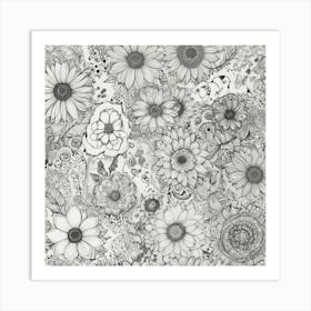 Sunflowers 4 Art Print