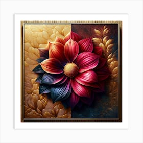 Flower Painting Art Print