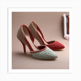 Pair Of Women'S Shoes Art Print