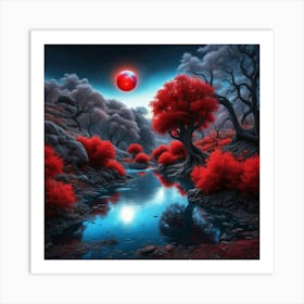 Alien Planet Art Print