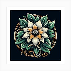 An exotic flower 3 Art Print