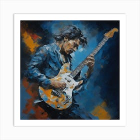 Stevie Ray Vai Art Print