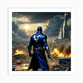 Captain America 1 Art Print