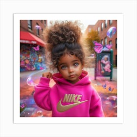 Nike Girl 5 Art Print