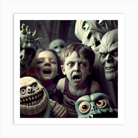 Monsters Art Print