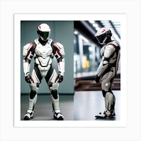 Futuristic Suit 42 Art Print