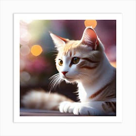 Cat Portrait 1 Art Print