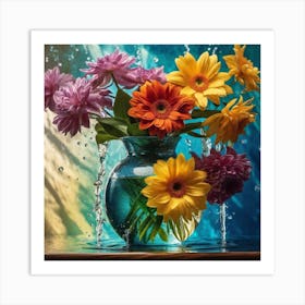 Flowers In A Vase 91 Art Print