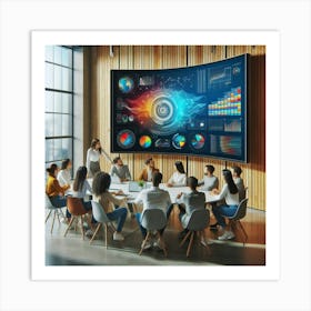 Business Meeting 1 Art Print