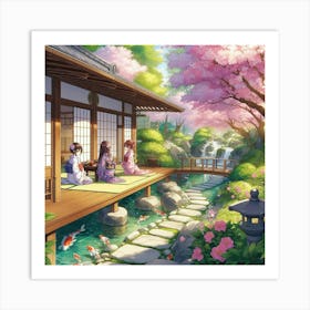 Japanese Garden 9 Art Print