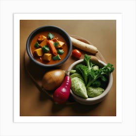 Thai Food Art Print