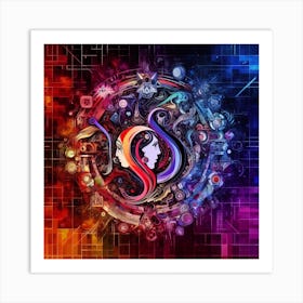 Abstract Psychedelic Art Art Print