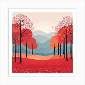 Autumn Landscape 7 Art Print