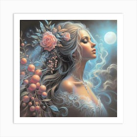 Moonlight Beauty Art Print