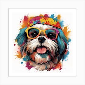 Shih Tzu 3 Art Print