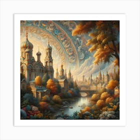 Russian Church Art Print