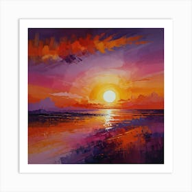 Sunset 7 Art Print