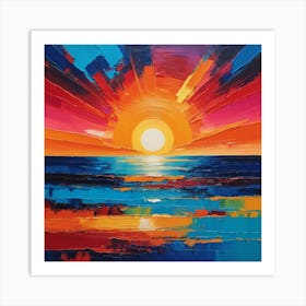 Sunset Art Print