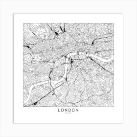 London Map Art Print I