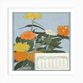 Chrysanthemums 4 Art Print