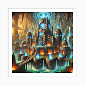 The Core Temple Of The Mantleborn Territories Art Print