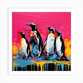 Penguins 3 Art Print