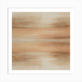 Abstract Nude Horizon A Minimalist Abstract Representation Of A Horizon Where The Sky And Land Mee (3) Art Print