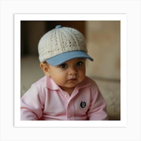 Baby In A Hat Art Print