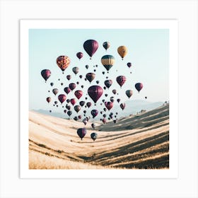 Hot Air Balloons 1 Art Print