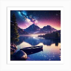 Starry Night Sky 6 Art Print