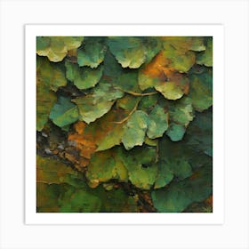 Autumn Leaves art print Art Print