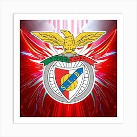 S.L. Benfica Logo Wall Art 4 Art Print