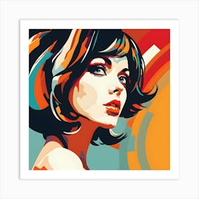 Mod Girl 19 Art Print