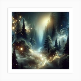 Fairy Forest 5 Art Print