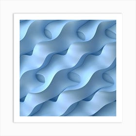 Abstract Wavy Pattern 1 Art Print