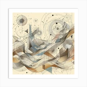 Abstract Painting 19 Art Print