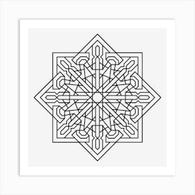 Arabesque Mandala 01 Art Print