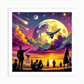 The Space Age Art Print