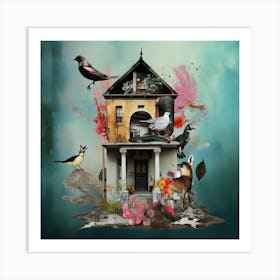 House Of Birds Art Print